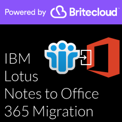 Britecloud IBM Lotus Notes to Office 365 Migration catalogue image